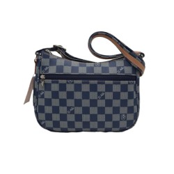 El Potro: Bolso bandolera mediano mujer 1241-CHESS-AZUL