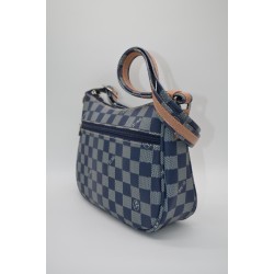 El Potro: Bolso bandolera mediano mujer 1241-CHESS-AZUL