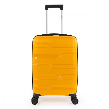ITACA: Maleta cabina Polipropileno 4R dobles 760.350-SARAJEVO-AMARILLA