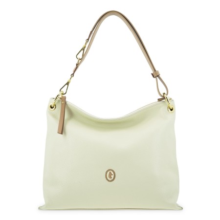 EL POTRO: BOLSO HOBO MEDIANO MUJER PIEL VACUNO 1518-OASIS-IVORY