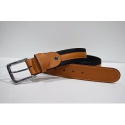 EL POTRO: CINTURON MUJER de Lona y piel 4536-BASE-NEGRO