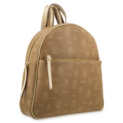 El Potro: Mochila mujer en lona y piel vacuno 2258-VINTAGE-CUERO