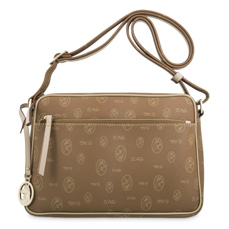 EL POTRO: BOLSO BANDOLERA MUJER 29 CM. 2245-VINTAGE-CUERO