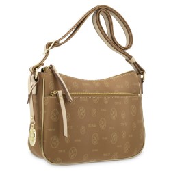 EL POTRO: BOLSO BANDOLERA MUJER EN LONA Y PIEL 2235-VINTAGE-CUERO