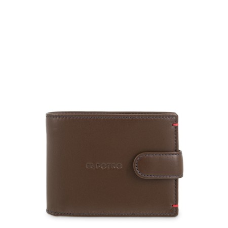 EL POTRO: CARTERA TARJETERO DE HOMBRE CON MONEDERO EN PIEL VACUNO 654-CLIP