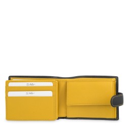 EL POTRO: CARTERA TARJETERO DE HOMBRE CON MONEDERO EN PIEL VACUNO 654-CLIP