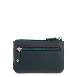 EL POTRO: MONEDERO DE CREMALLERA CON SOLAPA EN PIEL VACUNO 657-CLIP