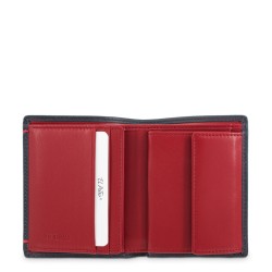 EL POTRO: CARTERA TARJETERO DE HOMBRE CON MONEDERO INTERIOR EN PIEL VACUNO 653-CLIP