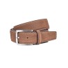 MIGUEL BELLIDO: CINTURÓN EN PIEL VACUNO GRABADA 305-35-CUERO