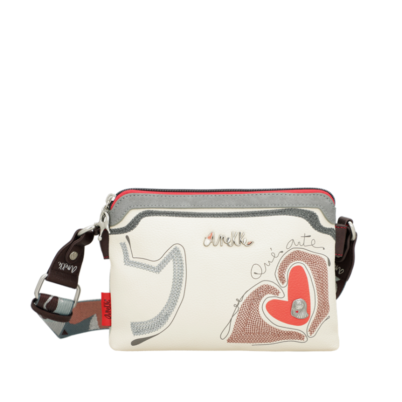 ANEKKE: BOLSO BANDOLERA DOBLE COMPARTIMENTO ALMA 40763-160