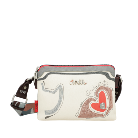 ANEKKE: BOLSO BANDOLERA DOBLE COMPARTIMENTO ALMA 40763-160