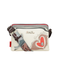 ANEKKE: BOLSO BANDOLERA DOBLE COMPARTIMENTO ALMA 40763-160