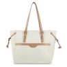 EL POTRO: BOLSO SHOPPING MUJER EN LONA Y PIEL 4501-BASE-BEIGE