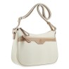 EL POTRO: BOLSO GONDOLA MUJER DE 3 CREMALLERAS EN LONA Y PIEL 4507-BASE-BEIGE