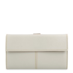 EL POTRO: CARTERA MUJER GRANDE DE LONA Y PIEL 17 CM. 4530-BASE-BEIGE