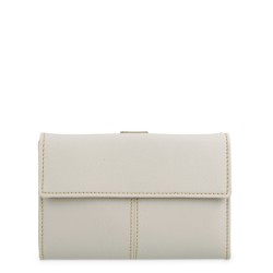 EL POTRO: CARTERA MUJER MEDIANA DE LONA Y PIEL 14 CM. 4531-BASE-BEIGE