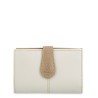 EL POTRO: CARTERA MUJER MEDIANA DE LONA Y PIEL 14 CM. 4531-BASE-BEIGE