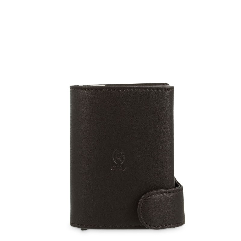 EL POTRO: TARJETERO PROTECTOR METÁLICO EN PIEL VACUNO 295-BOX