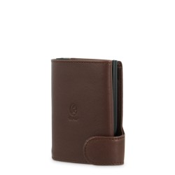 EL POTRO: TARJETERO PROTECTOR METÁLICO EN PIEL VACUNO 295-BOX