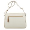 EL POTRO: BOLSO BANDOLERA MUJER DE 3 CREMALLERAS EN LONA Y PIEL 4508-BASE-BEIGE