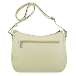 EL POTRO: BOLSO HOBO MUJER CON  BANDOLERA EN PIEL VACUNO 1406-CROMO-BEIGE