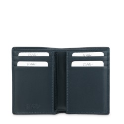 El Potro: Cartera de caballero tarjetero en piel vacuno 262 Potro-Box-AZUL