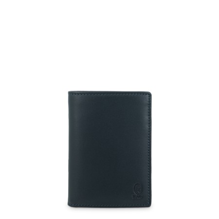 El Potro: Cartera de caballero tarjetero en piel vacuno 262 Potro-Box-AZUL