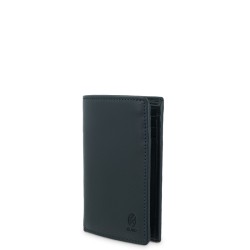 EL POTRO: CARTERA DE HOMBRE DE PIEL VACUNO MEDIANA 1118-BOX-AZUL