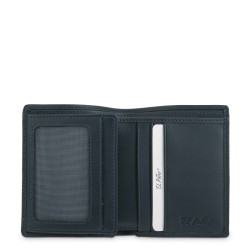 EL POTRO: CARTERA DE HOMBRE DE PIEL VACUNO MEDIANA 1118-BOX-AZUL