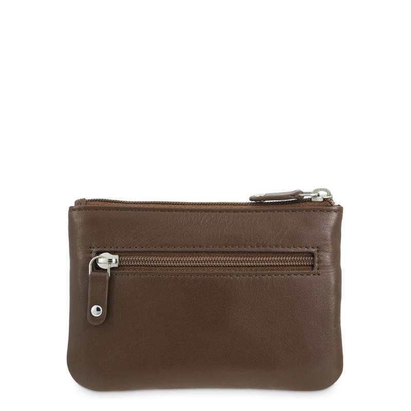 El Potro: Monedero llavero 3 cremalleras mediano en piel vacuno 279-Box