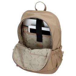 EL POTRO: MOCHILA PORTAORDENADOR DE 40 CM. 52623-LANA-BEIGE
