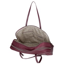 EL POTRO: PORTAORDENADOR DOS COMPARTIMENTOS 52666-LANA-BURDEOS