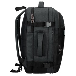 PEPE JEANS: MALETA-MOCHILA PORTAORDENADOR JARVIS NEGRA