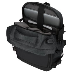 PEPE JEANS: MALETA-MOCHILA PORTAORDENADOR JARVIS NEGRA