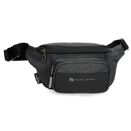 PEPE JEANS: RIÑONERA DE 2 COMPARTIMENTOS JARVIS NEGRA