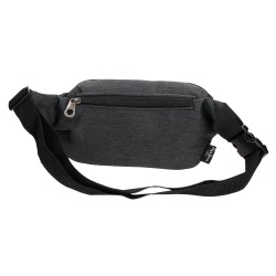 PEPE JEANS: RIÑONERA DE 2 COMPARTIMENTOS JARVIS NEGRA