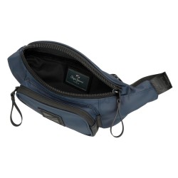 PEPE JEANS: RIÑONERA DE 2 COMPARTIMENTOS HOXTON-AZUL