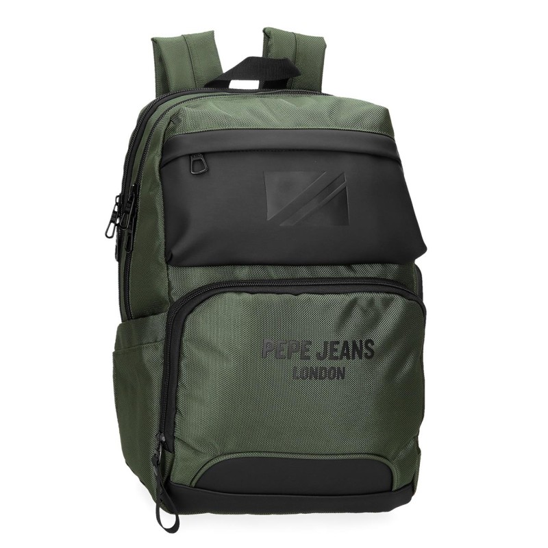 PEPE JEANS: MOCHILA PORTAORDENADOR BROMLEY 24 CAQUI