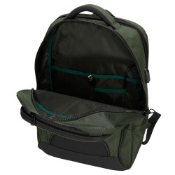 PEPE JEANS: MOCHILA PORTAORDENADOR 15,6" 2 COMPARTIMENTOS BROMLEY 24-CAQUI