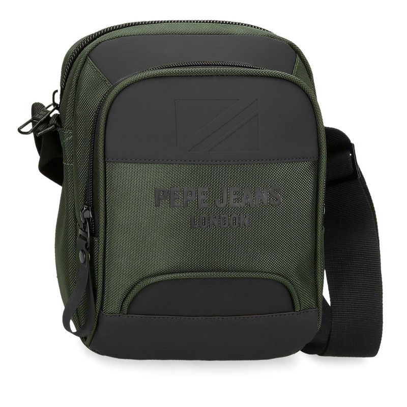 PEPE JEANS: BANDOLERA MEDIANA 2 COMPARTIMENTOS 22 CM. BROMLEY 24 CAQUI