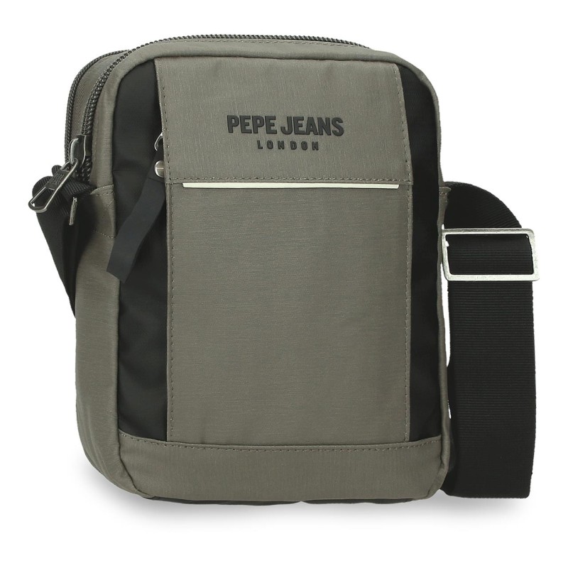 PEPE JEANS: BANDOLERA MEDIANO 2 COMPARTIMENTOS 22 CM. DORMUND-VERDE