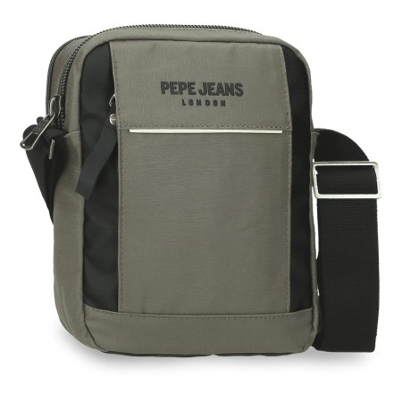 PEPE JEANS: BANDOLERA MEDIANO 2 COMPARTIMENTOS 22 CM. DORMUND-VERDE