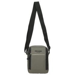 PEPE JEANS: BANDOLERA MEDIANO 2 COMPARTIMENTOS 22 CM. DORMUND-VERDE