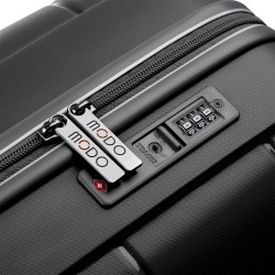 GALAXY: MODO BY RONCATO, Maleta cabina expandible POLIPROPILENO 4R 423523-NEGRA
