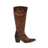 LAURA L'OR: BOTA DE CAÑA ALTA TIPO COWBOY EN PIEL VACUNO 1ª CALIDAD