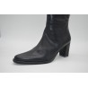 NISE: BOTA DE TACÓN DE CAÑA ALTA  EN PIEL VACUNO 1ª CALIDAD 101989-NEGRA