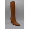 GIKO: BOTA DE TACÓN DE CAÑA ALTA  EN PIEL VACUNO 1ª CALIDAD 101982-CAMEL