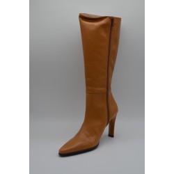 GIKO: BOTA DE TACÓN DE CAÑA ALTA  EN PIEL VACUNO 1ª CALIDAD 101982-CAMEL