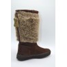 BOCAGE: BOTA PLANA EN SERRAJE DE VACUNO 1ª CALIDAD 106654-MARRON
