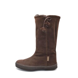 BOCAGE: BOTA PLANA EN SERRAJE DE VACUNO 1ª CALIDAD 106654-MARRON